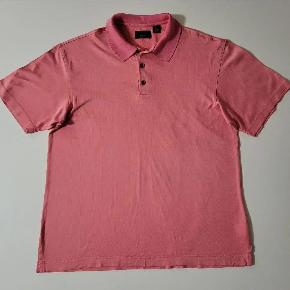 AXIS Men's Short Sleeve Salmon Polo Shirt